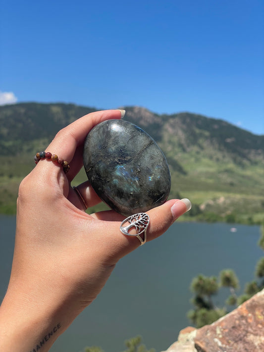 Labradorite Palm Stone